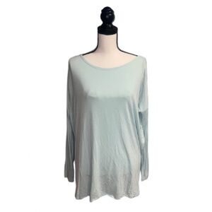 Akira- teal long sleeve top